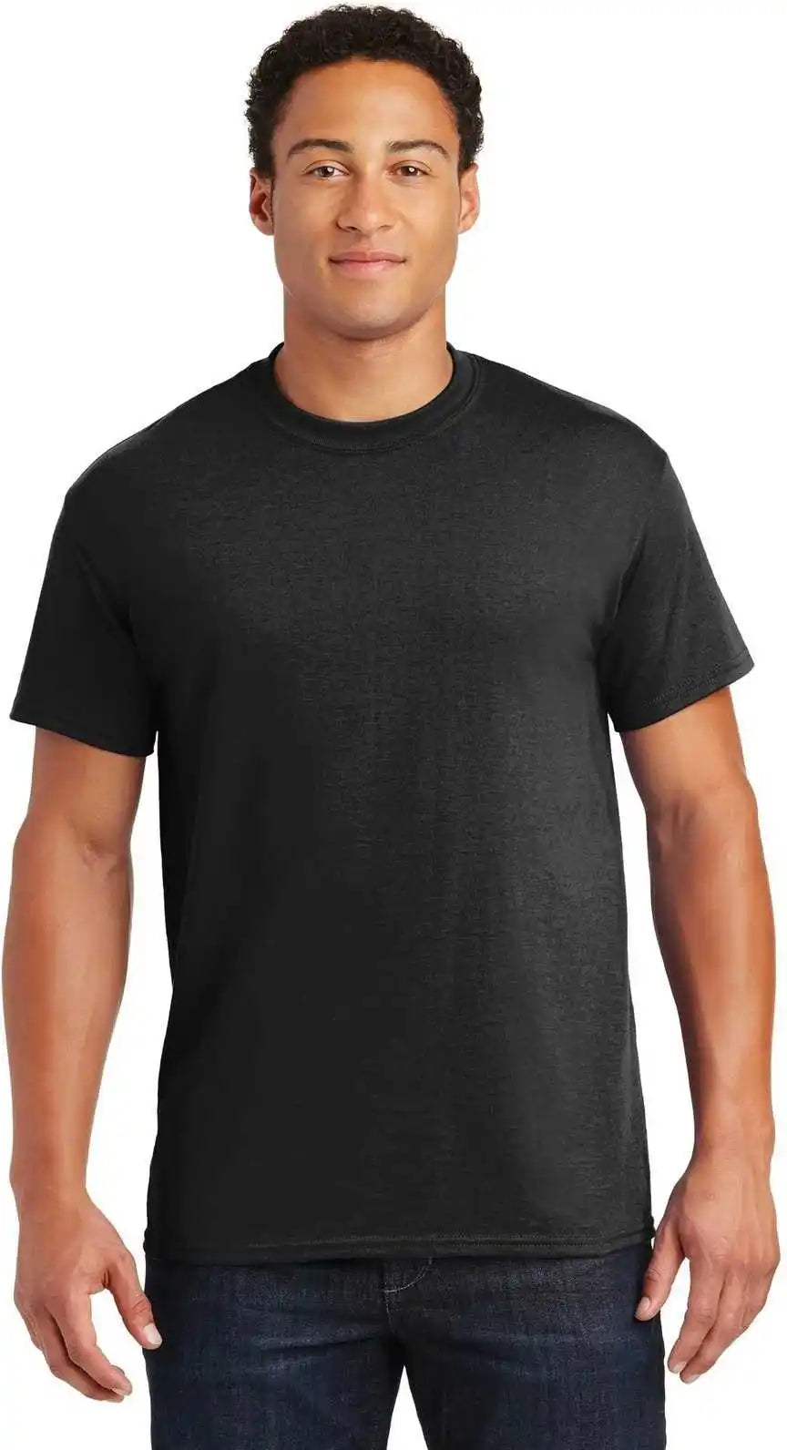 Gildan 8000 Dryblend 50 Cotton/50 Poly T-shirt - Black