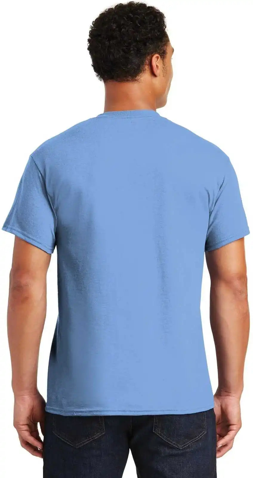 Gildan 8000 Dryblend 50 Cotton/50 Poly T-shirt - Carolina Blue