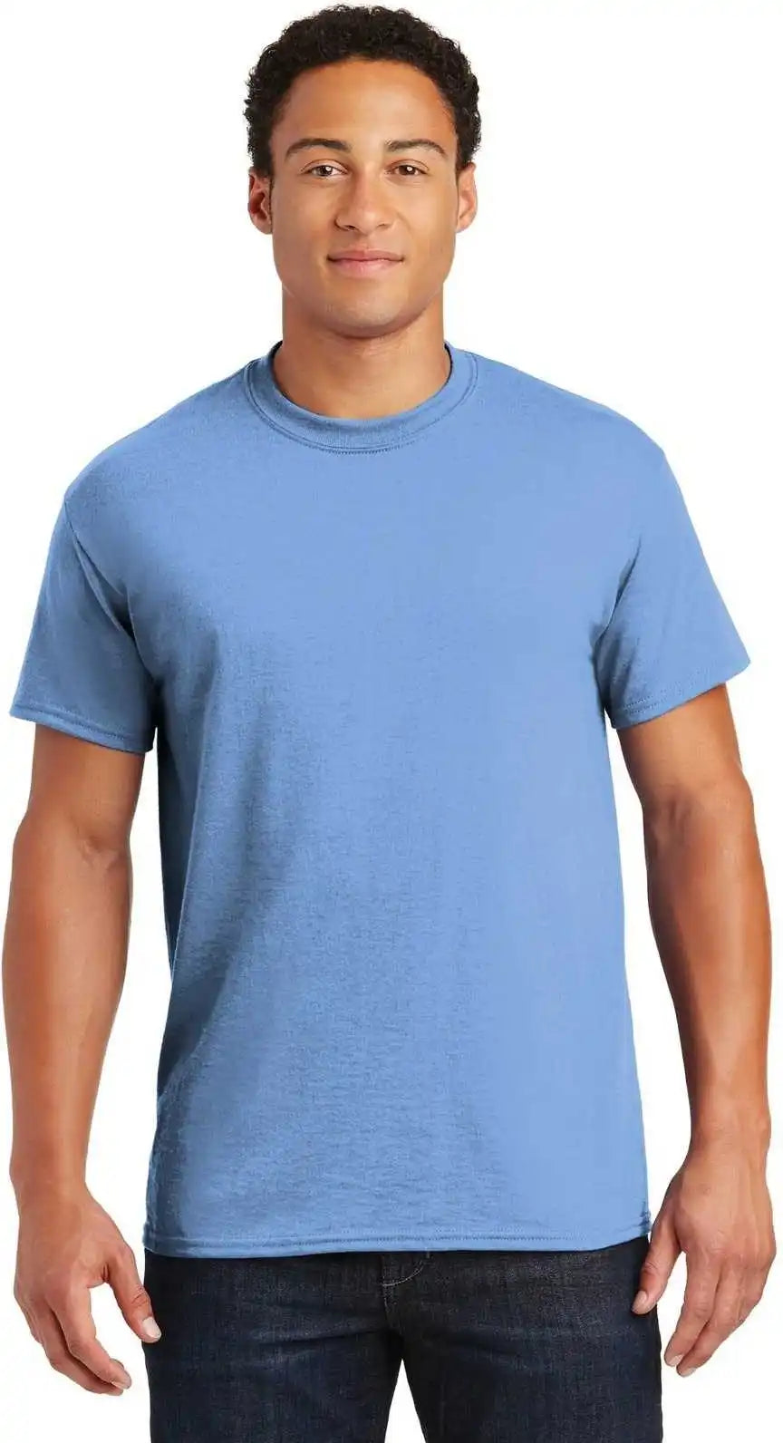 Gildan 8000 Dryblend 50 Cotton/50 Poly t Shirt Carolina Blue