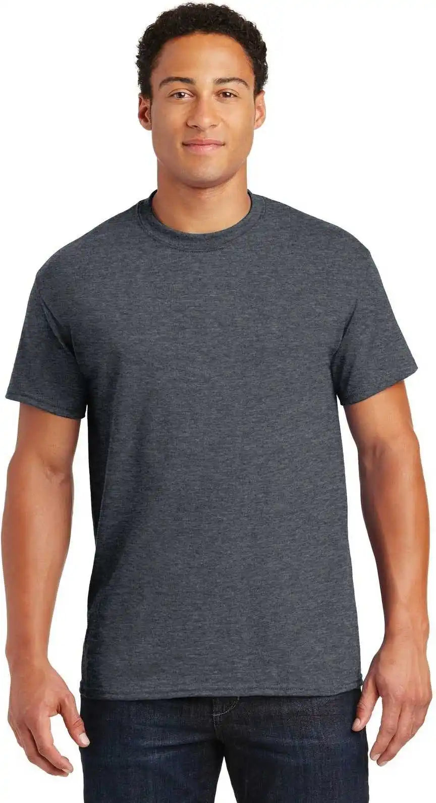 Gildan 8000 Dryblend 50 Cotton/50 Poly t Shirt Dark Heather