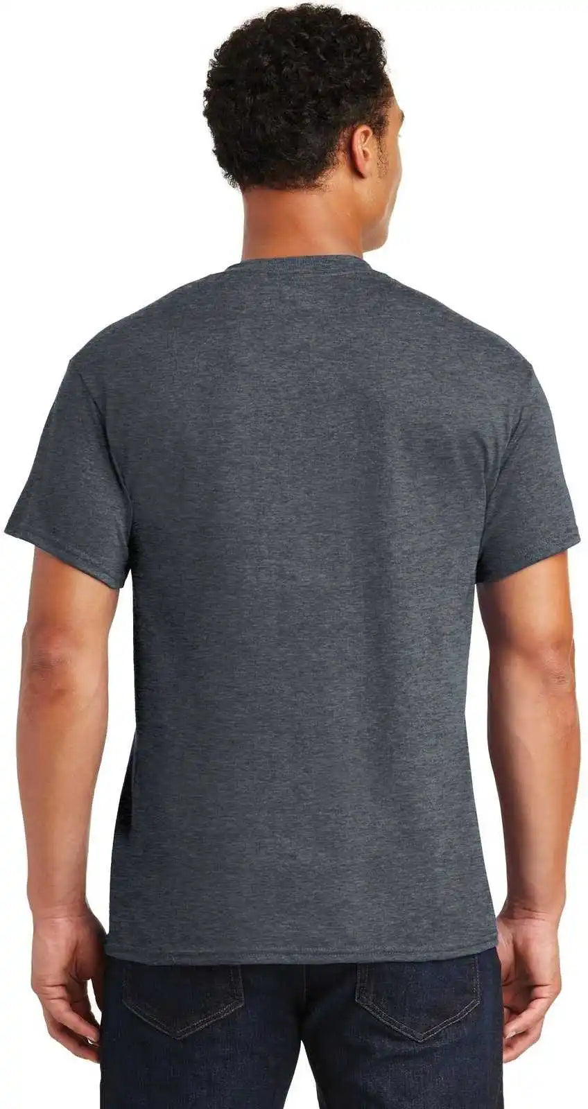 Gildan 8000 Dryblend 50 Cotton/50 Poly t Shirt Dark Heather