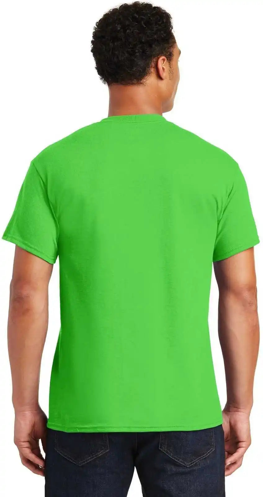 Gildan 8000 Dryblend 50 Cotton/50 Poly t Shirt Electric Green