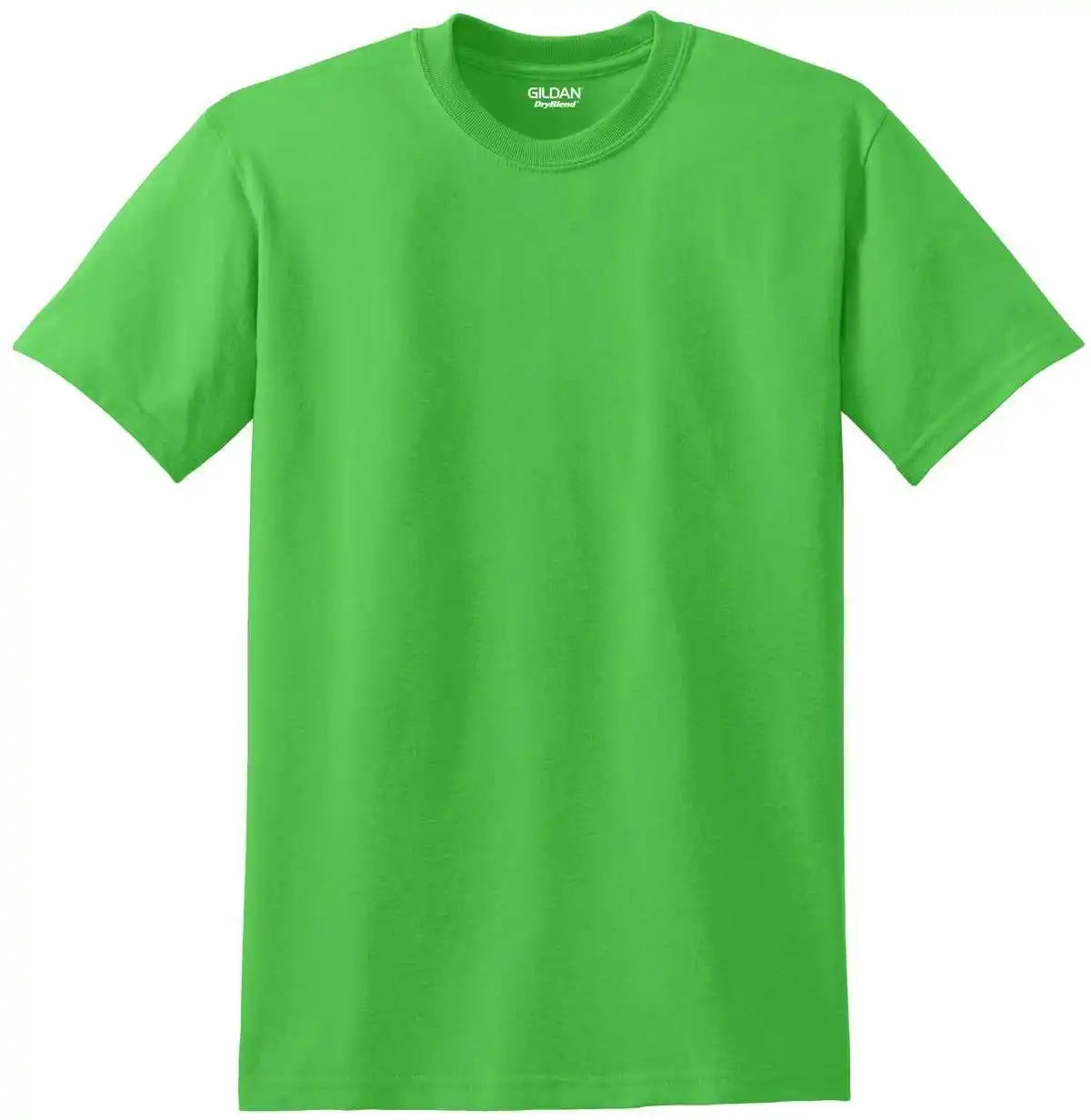Gildan 8000 Dryblend 50 Cotton/50 Poly t Shirt Electric Green