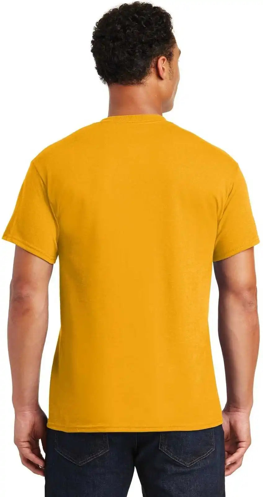 Gildan 8000 Dryblend 50 Cotton/50 Poly t Shirt Gold