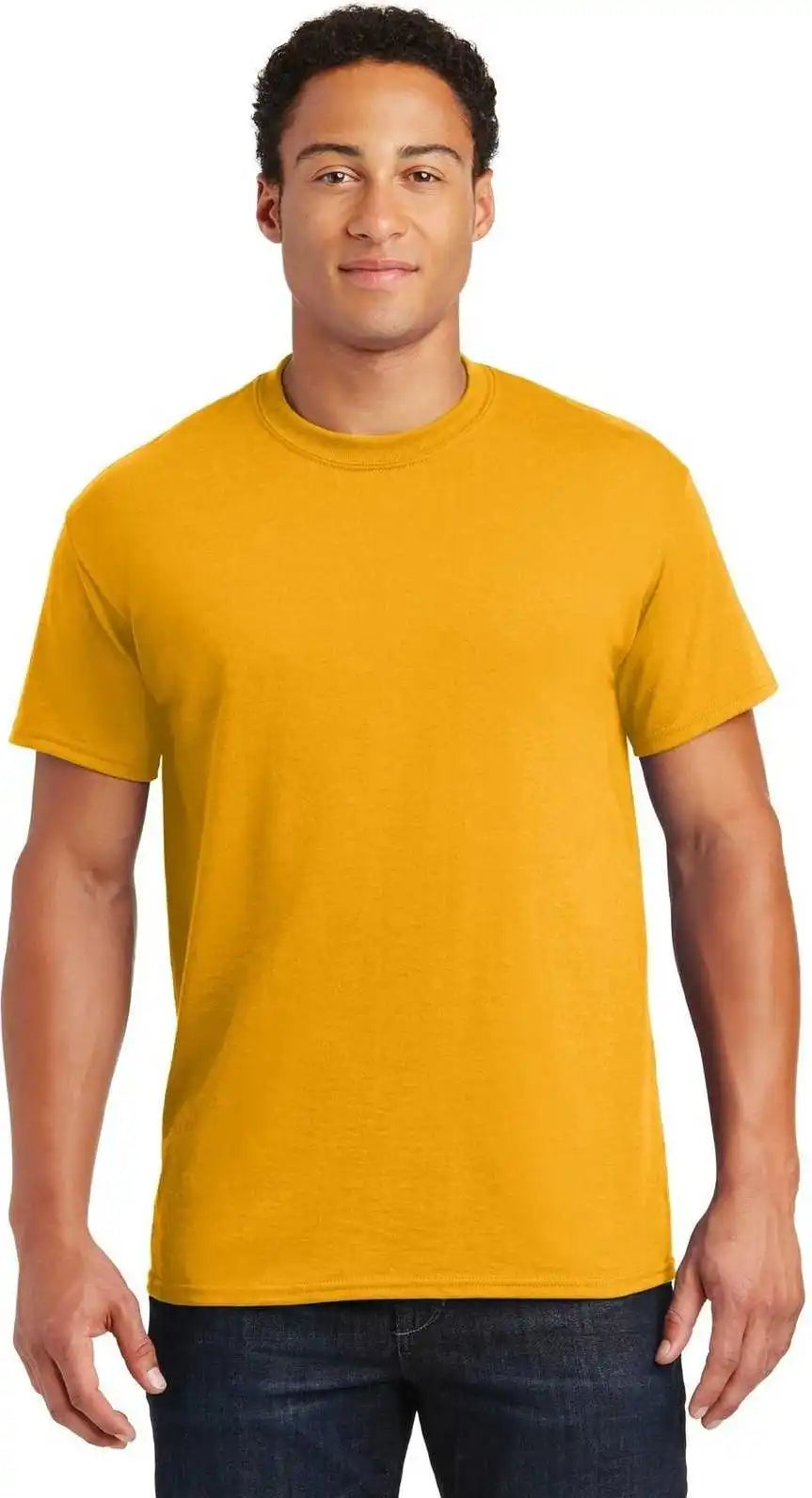 Gildan 8000 Dryblend 50 Cotton/50 Poly t Shirt Gold