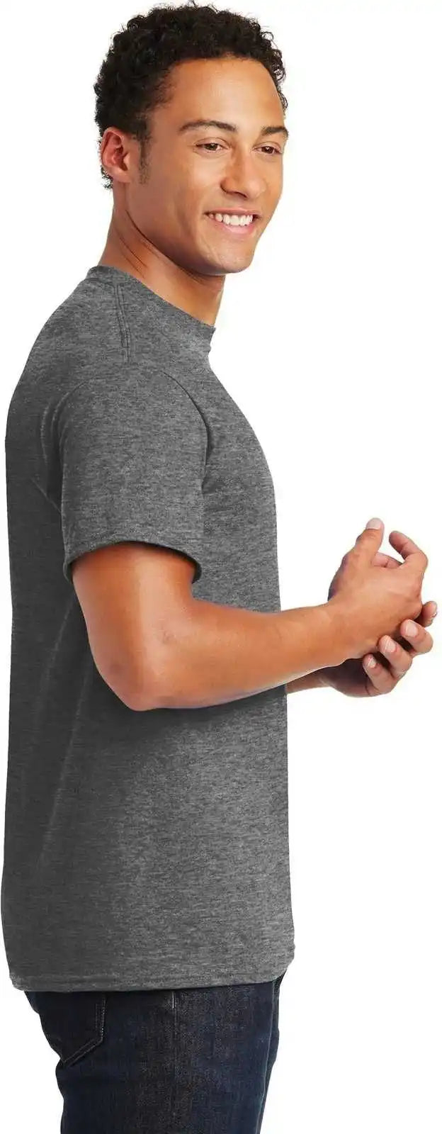 Gildan 8000 Dryblend 50 Cotton/50 Poly t Shirt Graphite Heather