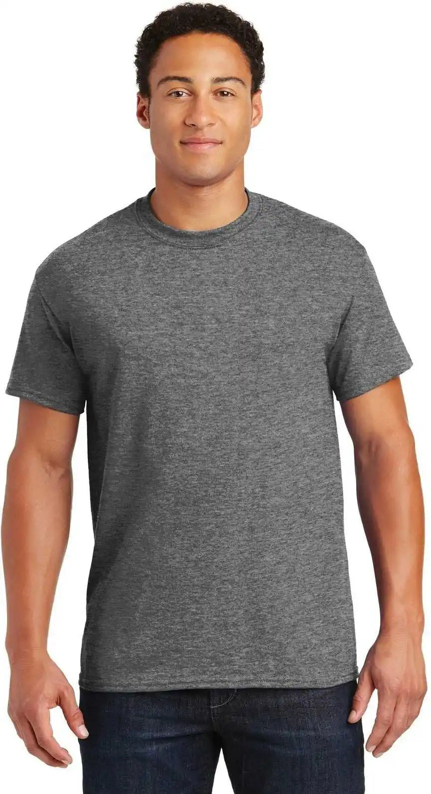 Gildan 8000 Dryblend 50 Cotton/50 Poly T-shirt - Graphite Heather