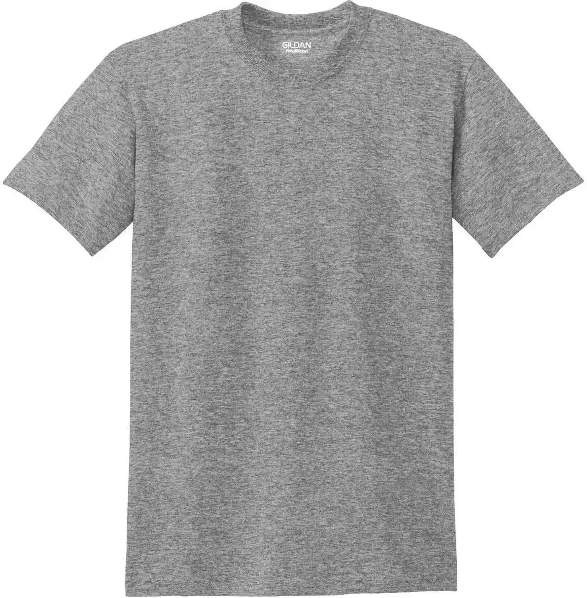 Gildan 8000 Dryblend 50 Cotton/50 Poly t Shirt Graphite Heather