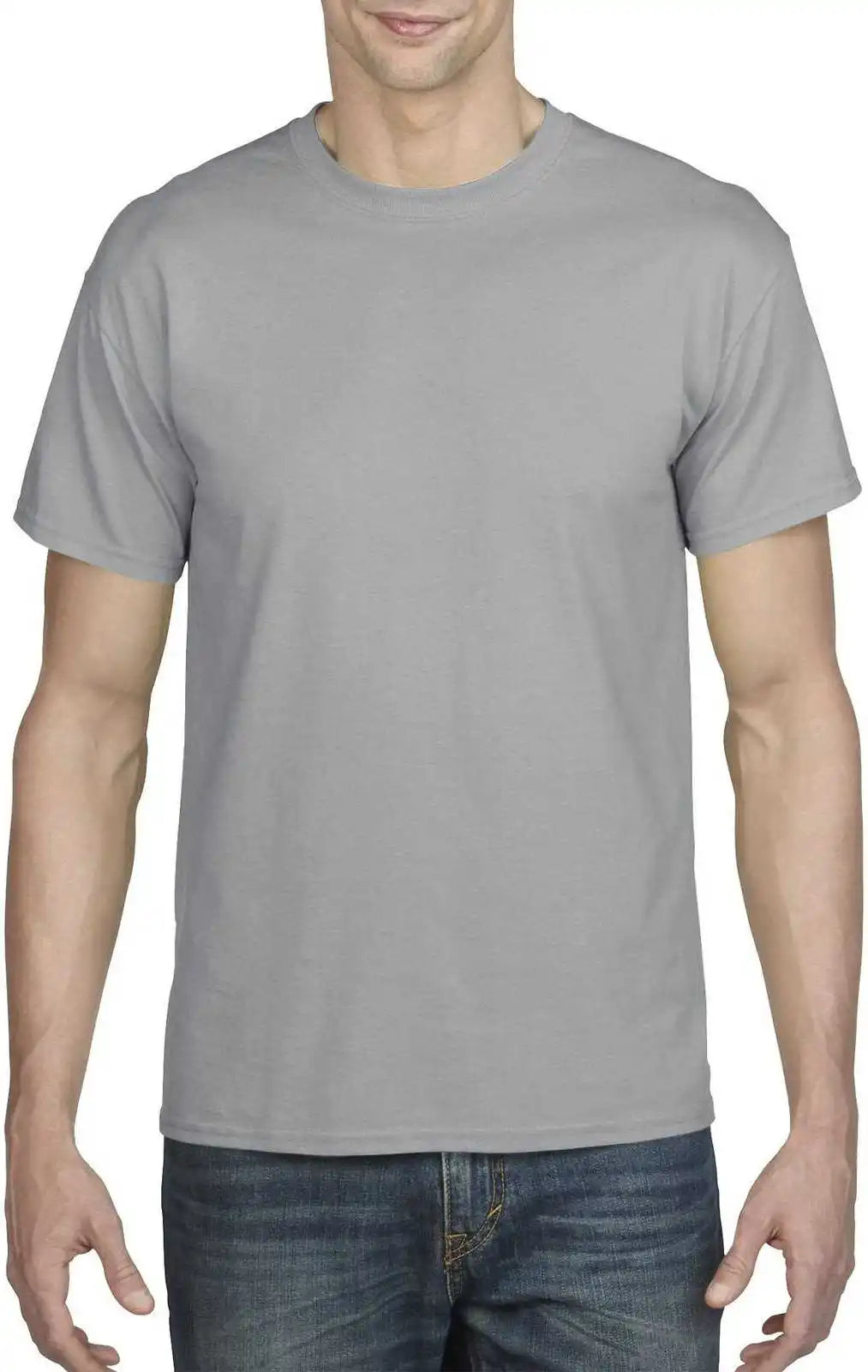 Gildan 8000 Dryblend 50 Cotton/50 Poly t Shirt Gravel
