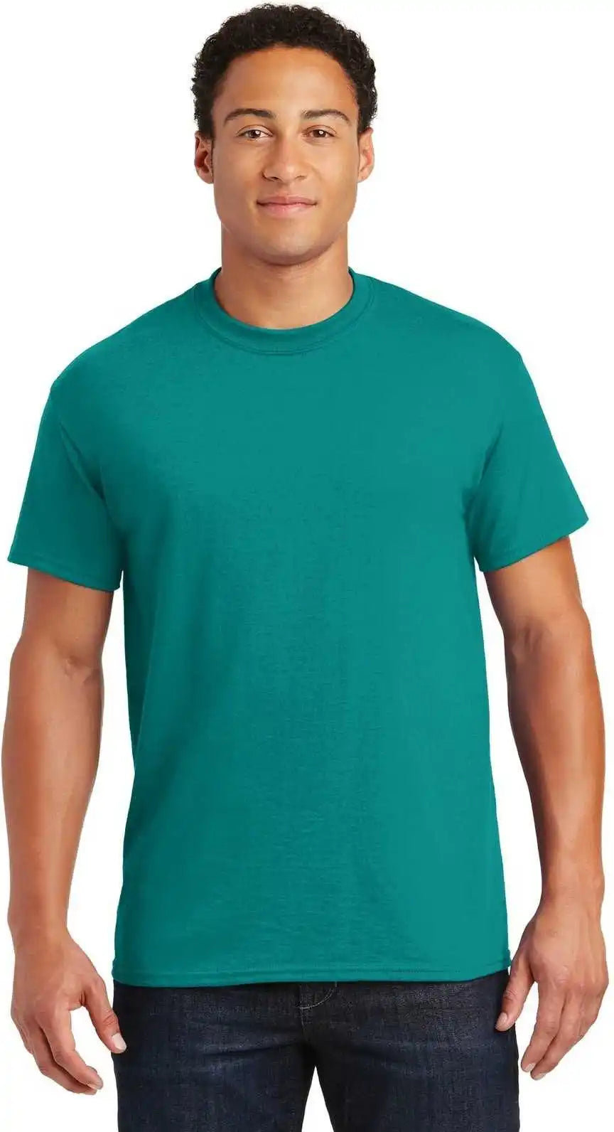 Gildan 8000 Dryblend 50 Cotton/50 Poly T-shirt - Jade Dome