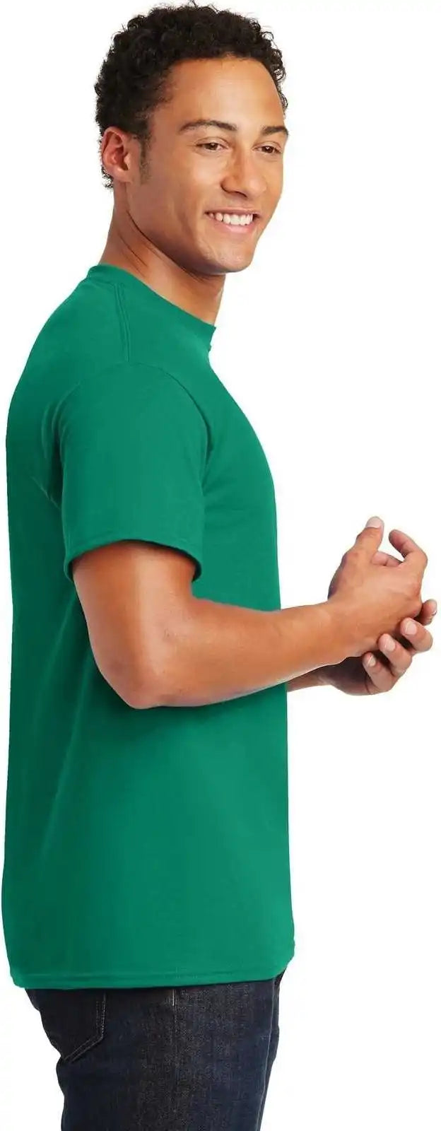 Gildan 8000 Dryblend 50 Cotton/50 Poly t Shirt Kelly Green