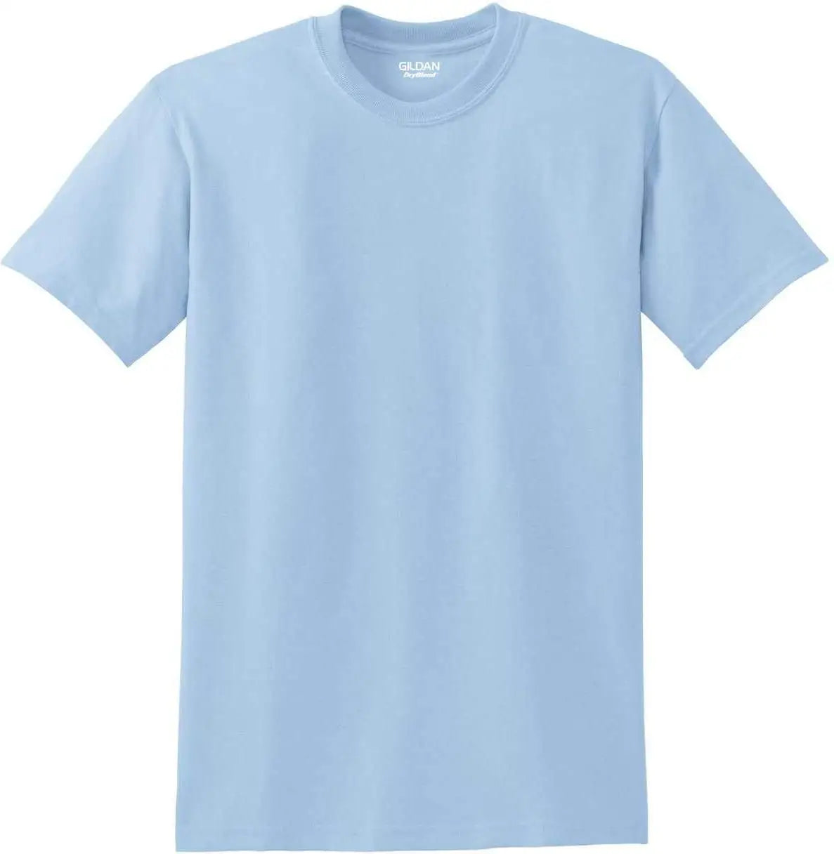 Gildan 8000 Dryblend 50 Cotton/50 Poly T-shirt - Light Blue