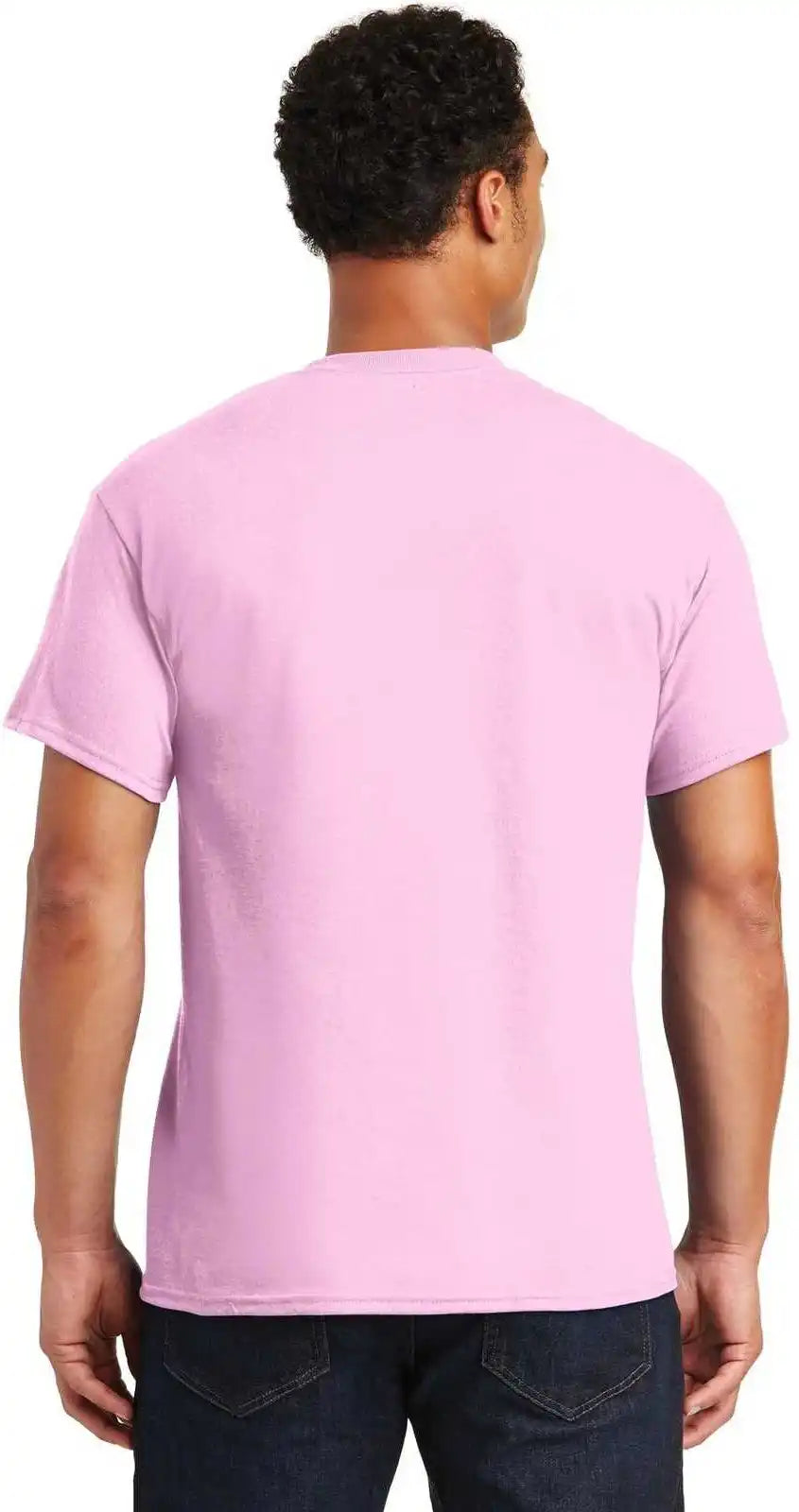 Gildan 8000 Dryblend 50 Cotton/50 Poly T-shirt - Light Pink
