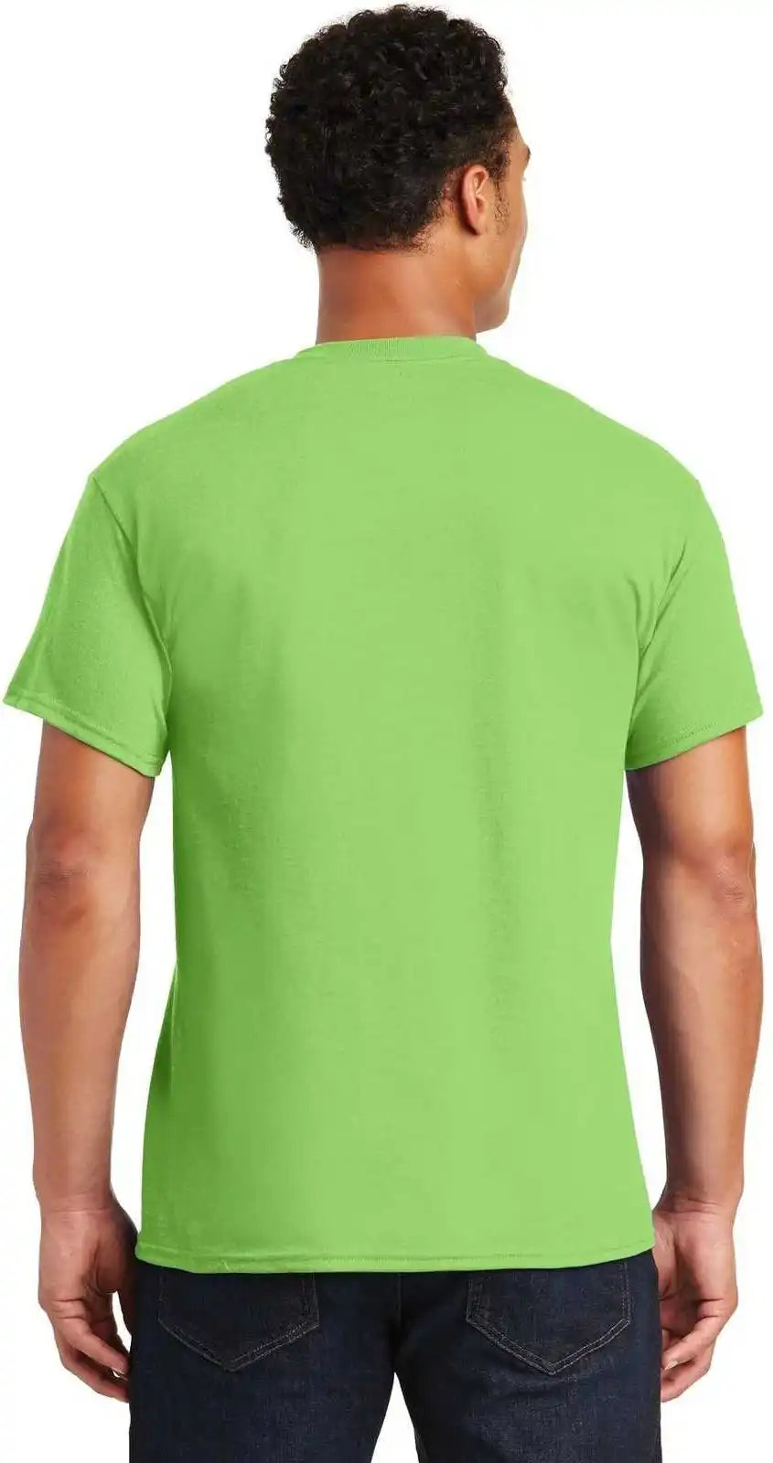 Gildan 8000 Dryblend 50 Cotton/50 Poly T-shirt - Lime