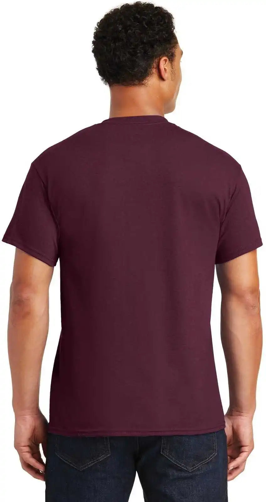 Gildan 8000 Dryblend 50 Cotton/50 Poly t Shirt Maroon