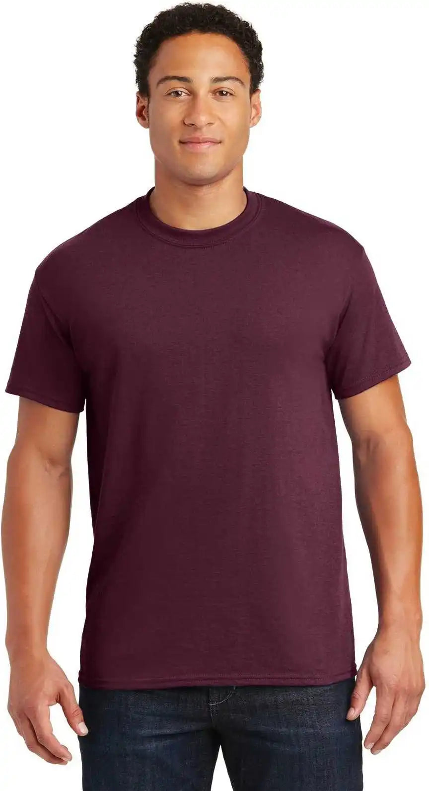 Gildan 8000 Dryblend 50 Cotton/50 Poly t Shirt Maroon