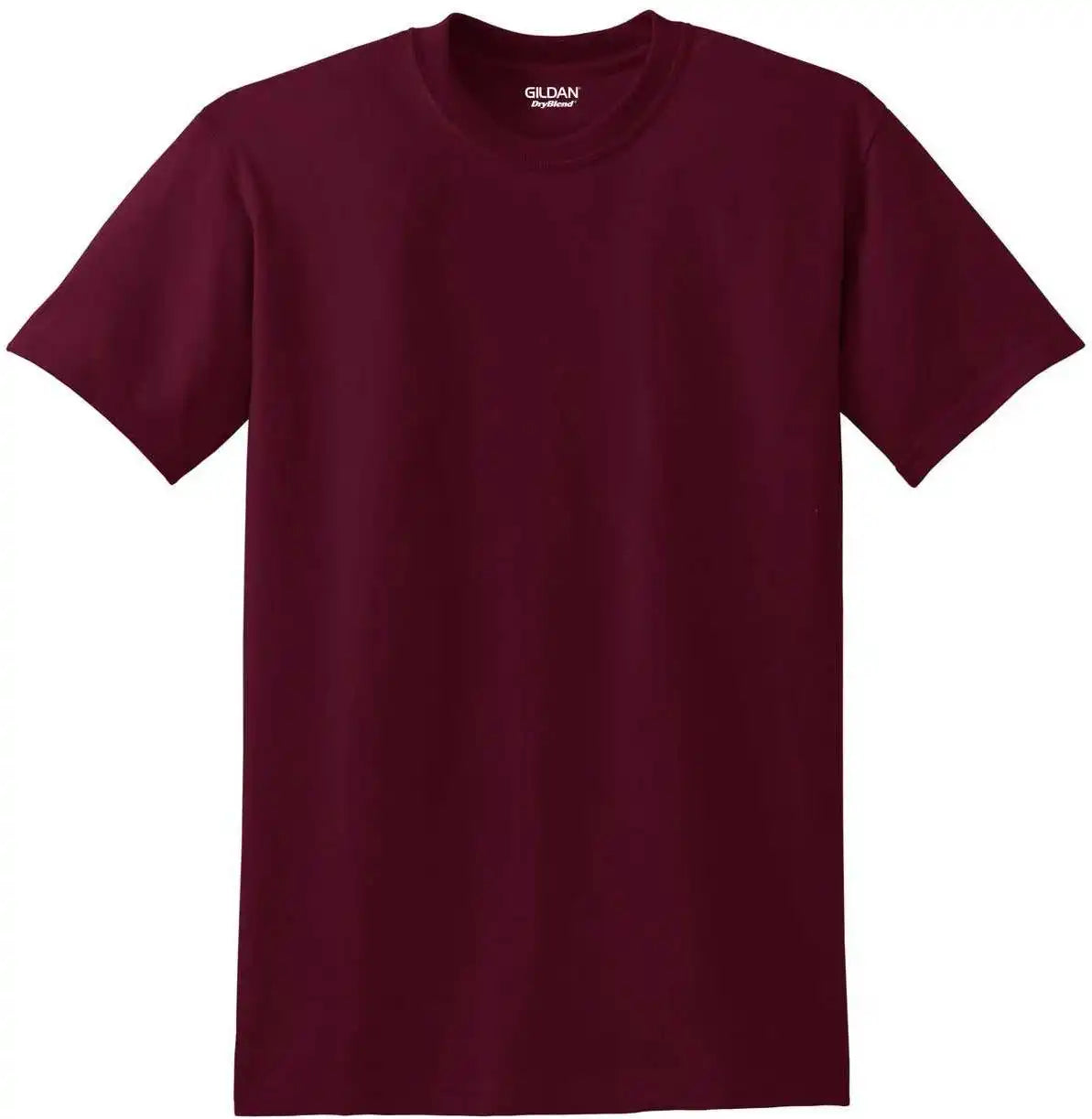 Gildan 8000 Dryblend 50 Cotton/50 Poly t Shirt Maroon