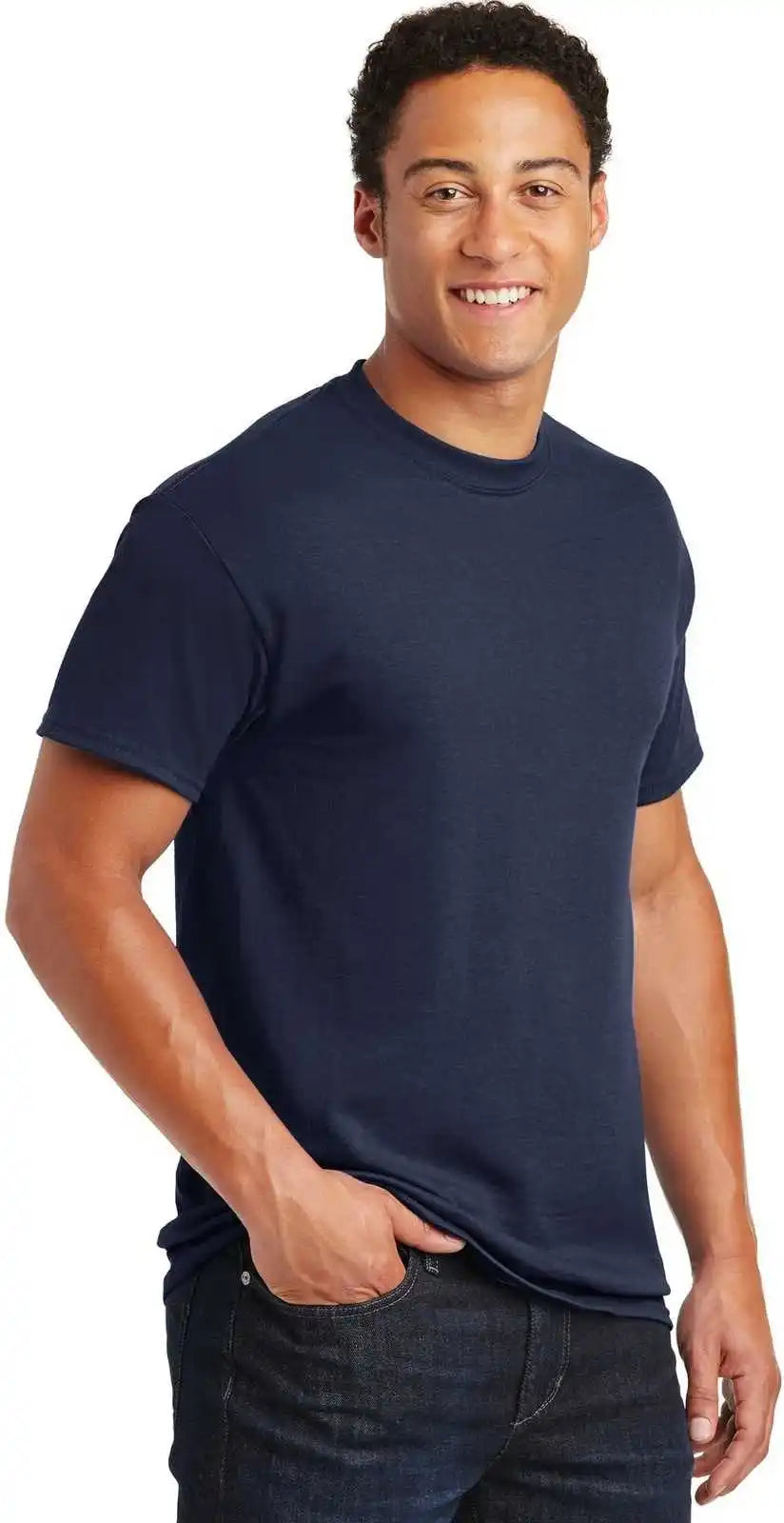 Gildan 8000 Dryblend 50 Cotton/50 Poly T-shirt - Navy