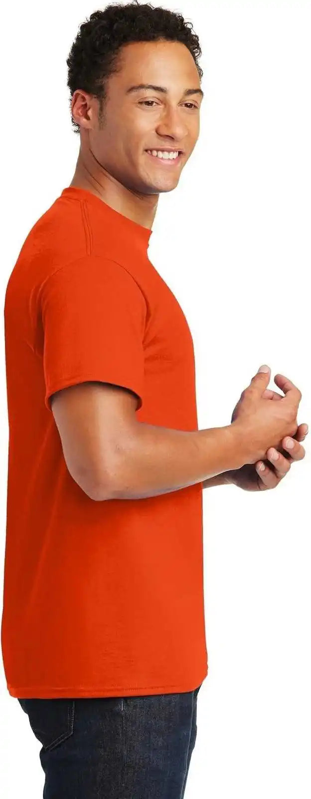 Gildan 8000 Dryblend 50 Cotton/50 Poly t Shirt Orange
