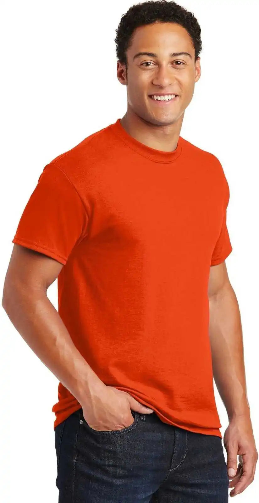 Gildan 8000 Dryblend 50 Cotton/50 Poly t Shirt Orange