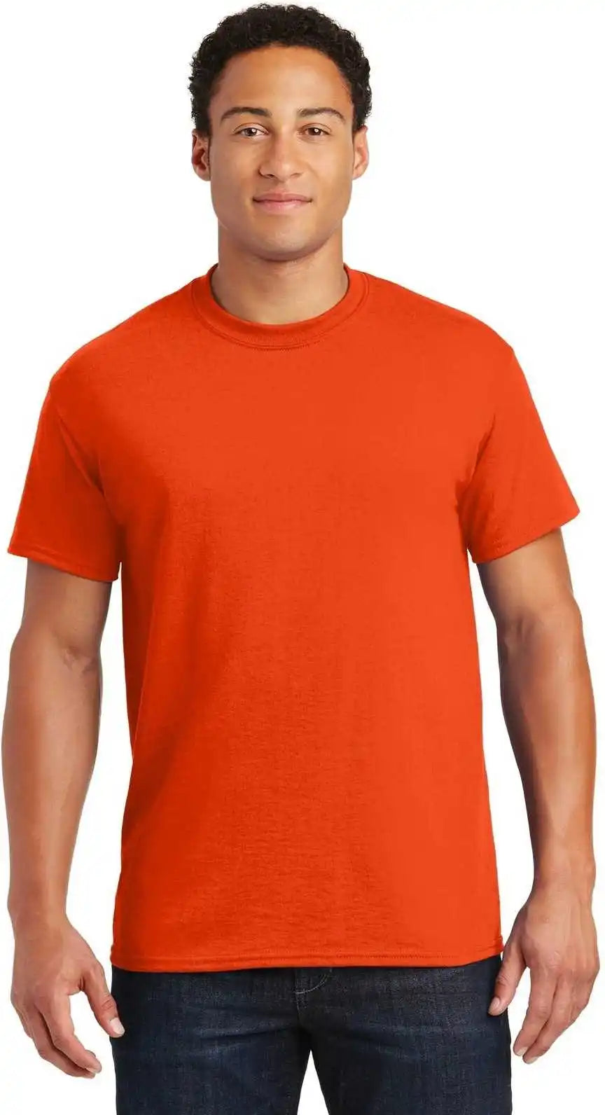 Gildan 8000 Dryblend 50 Cotton/50 Poly T-shirt - Orange