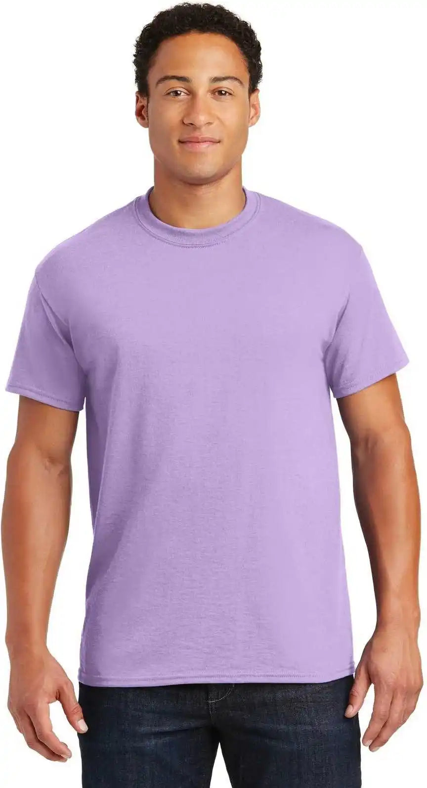 Gildan 8000 Dryblend 50 Cotton/50 Poly t Shirt Orchid