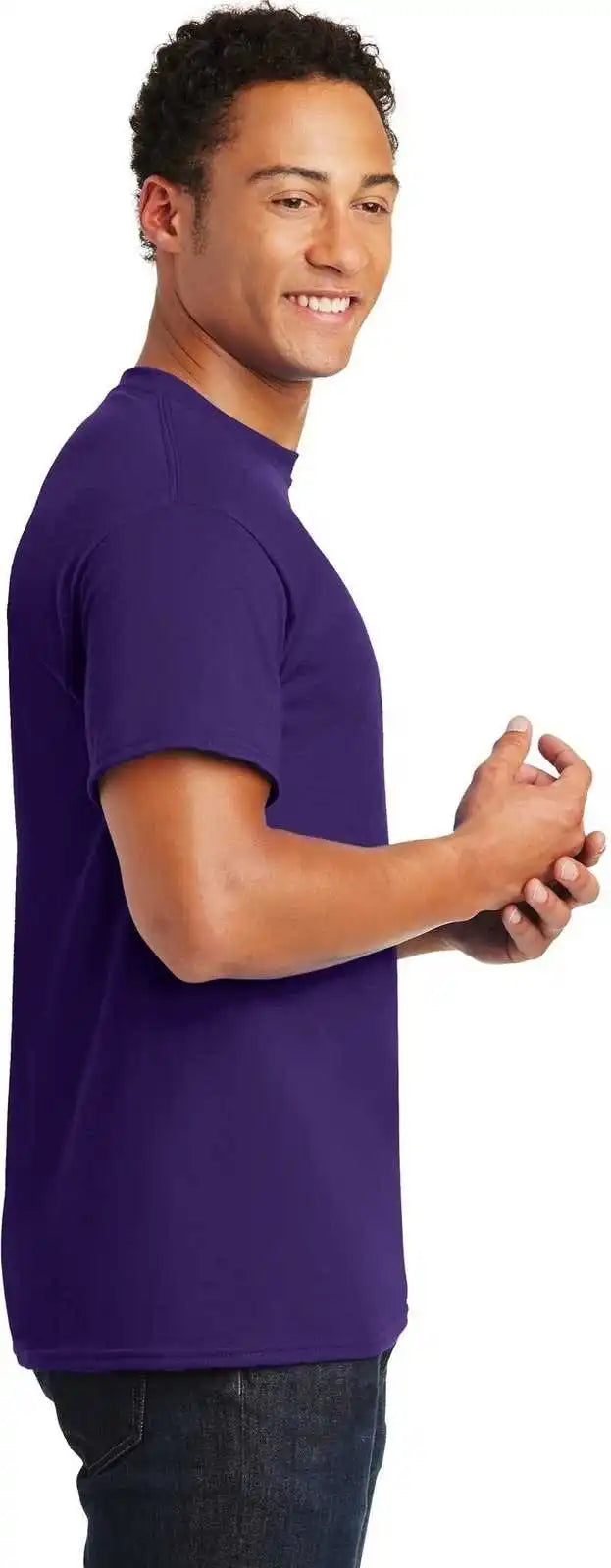 Gildan 8000 Dryblend 50 Cotton/50 Poly t Shirt Purple