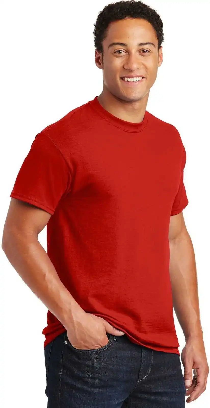 Gildan 8000 Dryblend 50 Cotton/50 Poly t Shirt Red