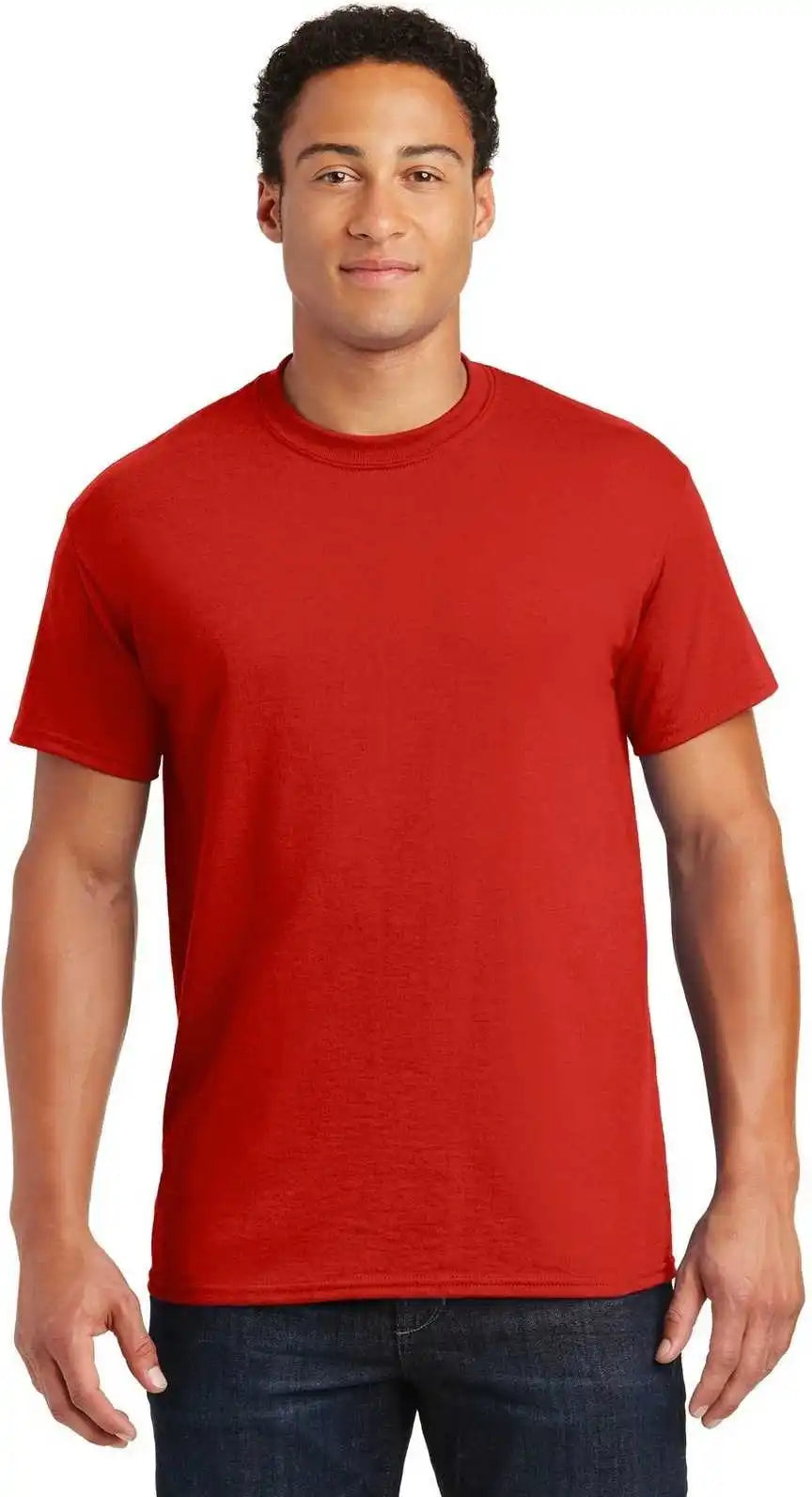 Gildan 8000 Dryblend 50 Cotton/50 Poly T-shirt - Red