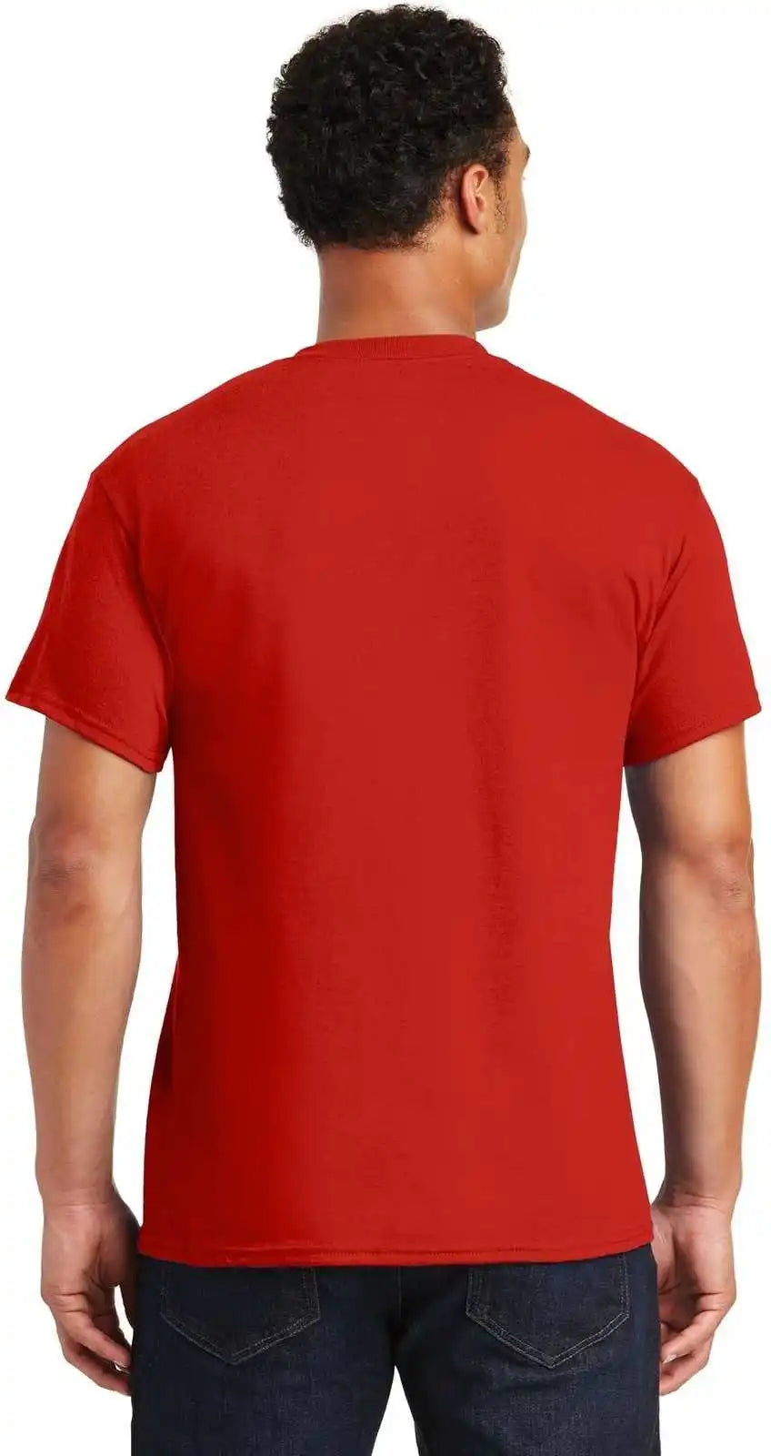 Gildan 8000 Dryblend 50 Cotton/50 Poly t Shirt Red