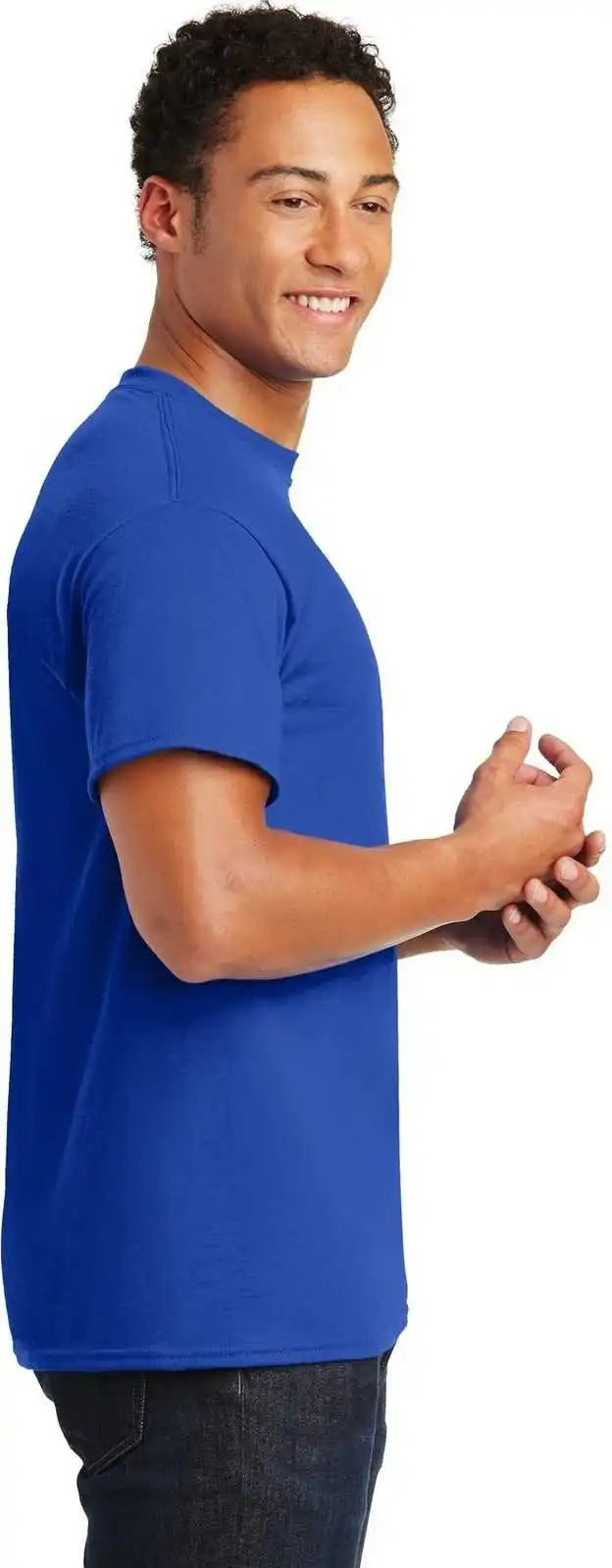 Gildan 8000 Dryblend 50 Cotton/50 Poly T-shirt - Royal