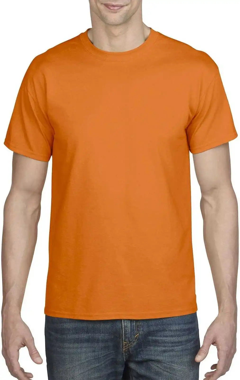 Gildan 8000 Dryblend 50 Cotton/50 Poly T-shirt - s Orange
