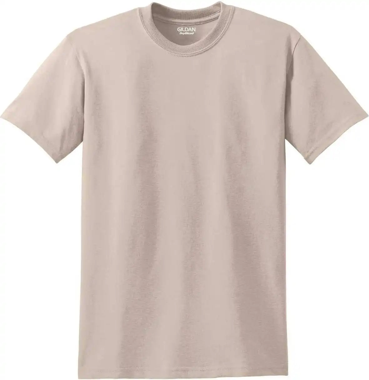 Gildan 8000 Dryblend 50 Cotton/50 Poly t Shirt Sand