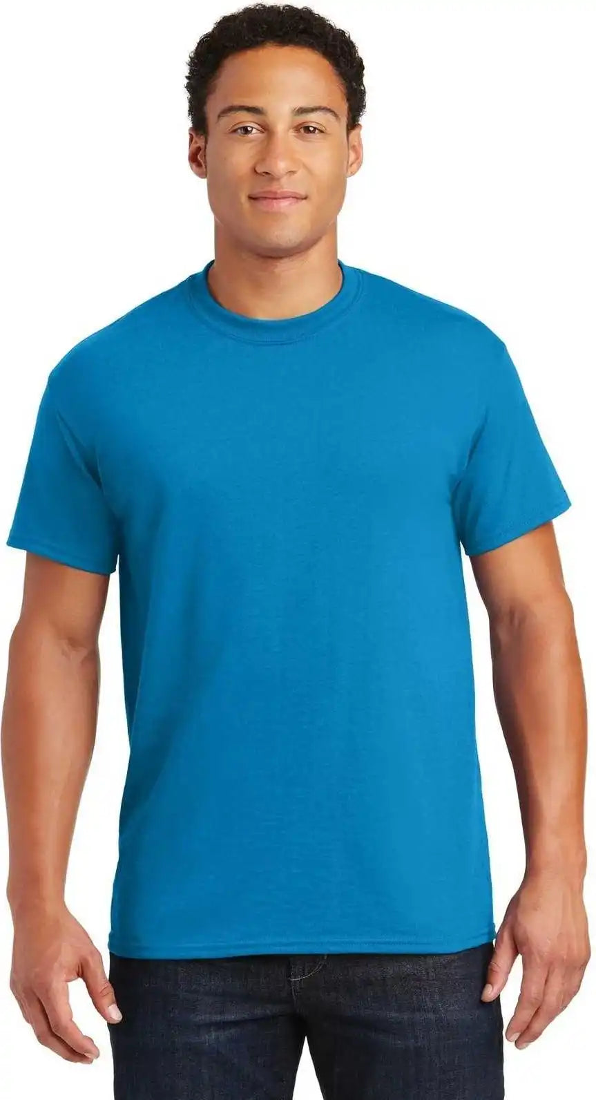Gildan 8000 Dryblend 50 Cotton/50 Poly t Shirt Sapphire