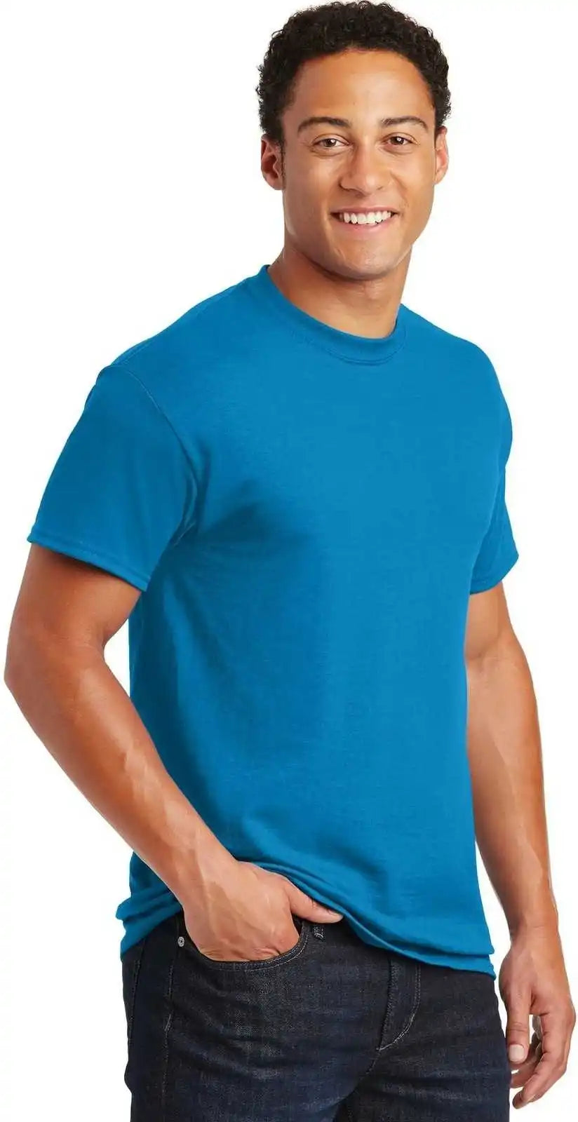 Gildan 8000 Dryblend 50 Cotton/50 Poly t Shirt Sapphire