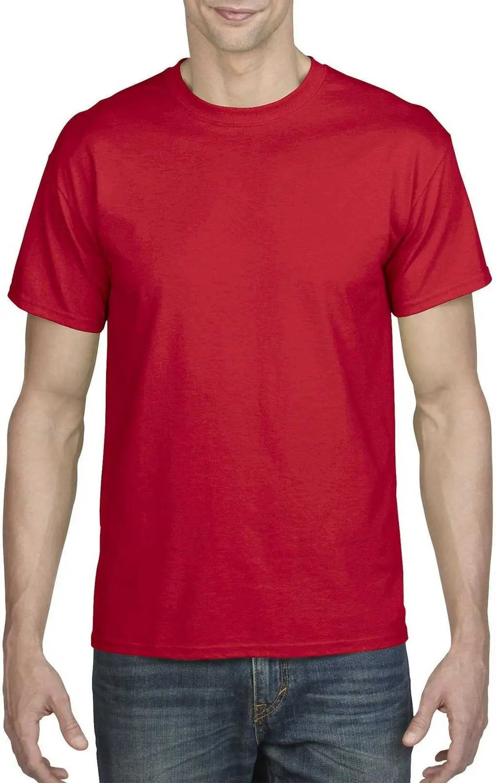 Gildan 8000 Dryblend 50 Cotton/50 Poly T-shirt - Sport Scarlet Red