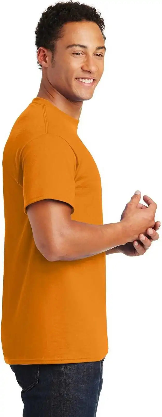 Gildan 8000 Dryblend 50 Cotton/50 Poly t Shirt Tennessee Orange