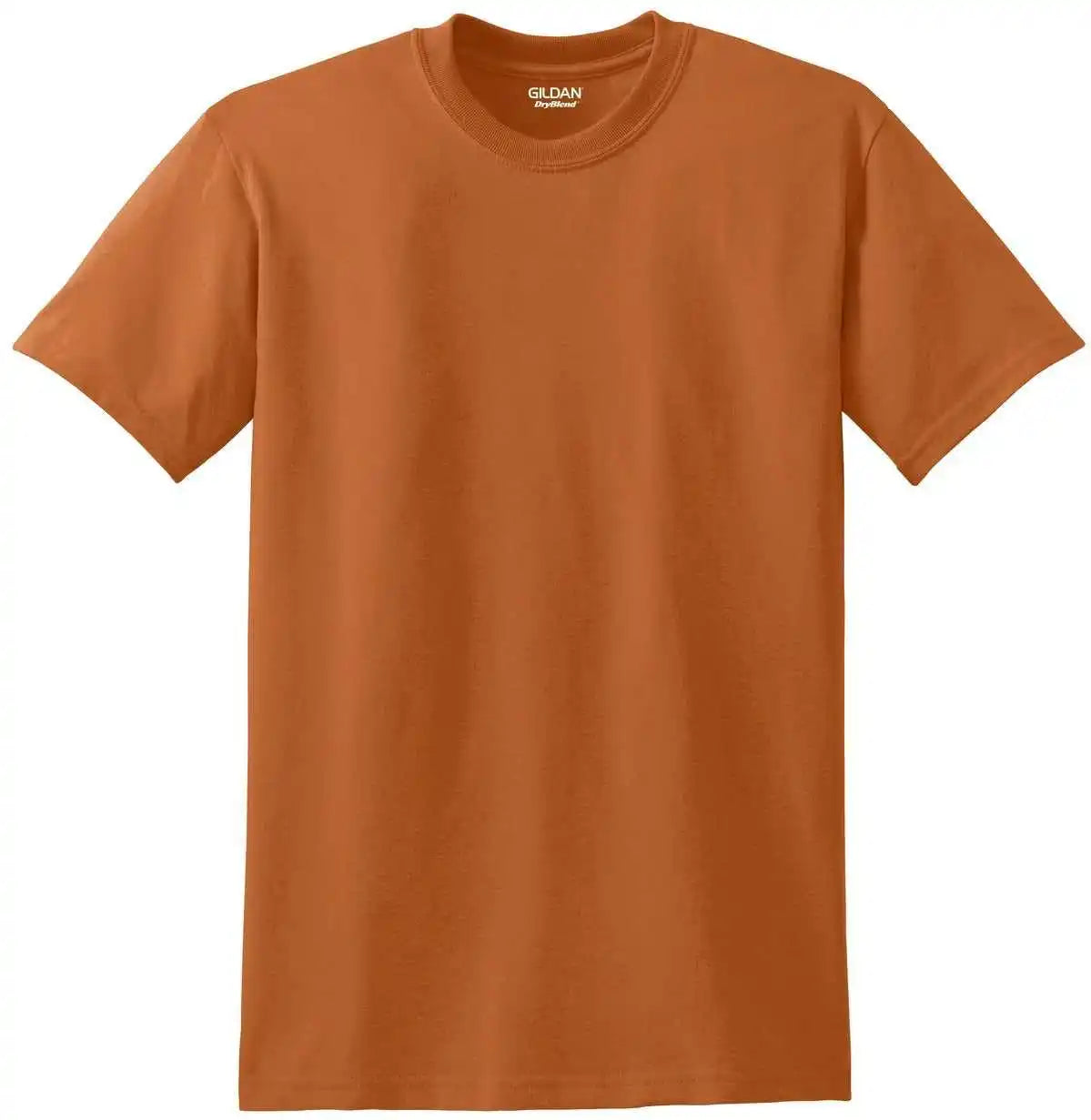 Gildan 8000 Dryblend 50 Cotton/50 Poly t Shirt Texas Orange