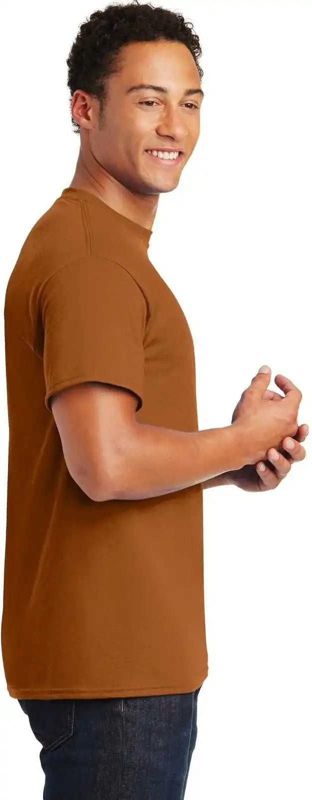 Gildan 8000 Dryblend 50 Cotton/50 Poly t Shirt Texas Orange
