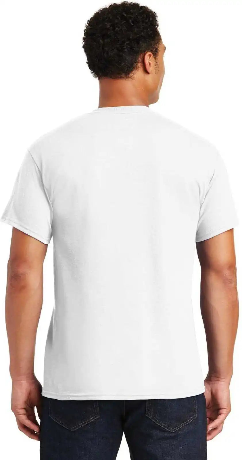 Gildan 8000 Dryblend 50 Cotton/50 Poly T-shirt - White