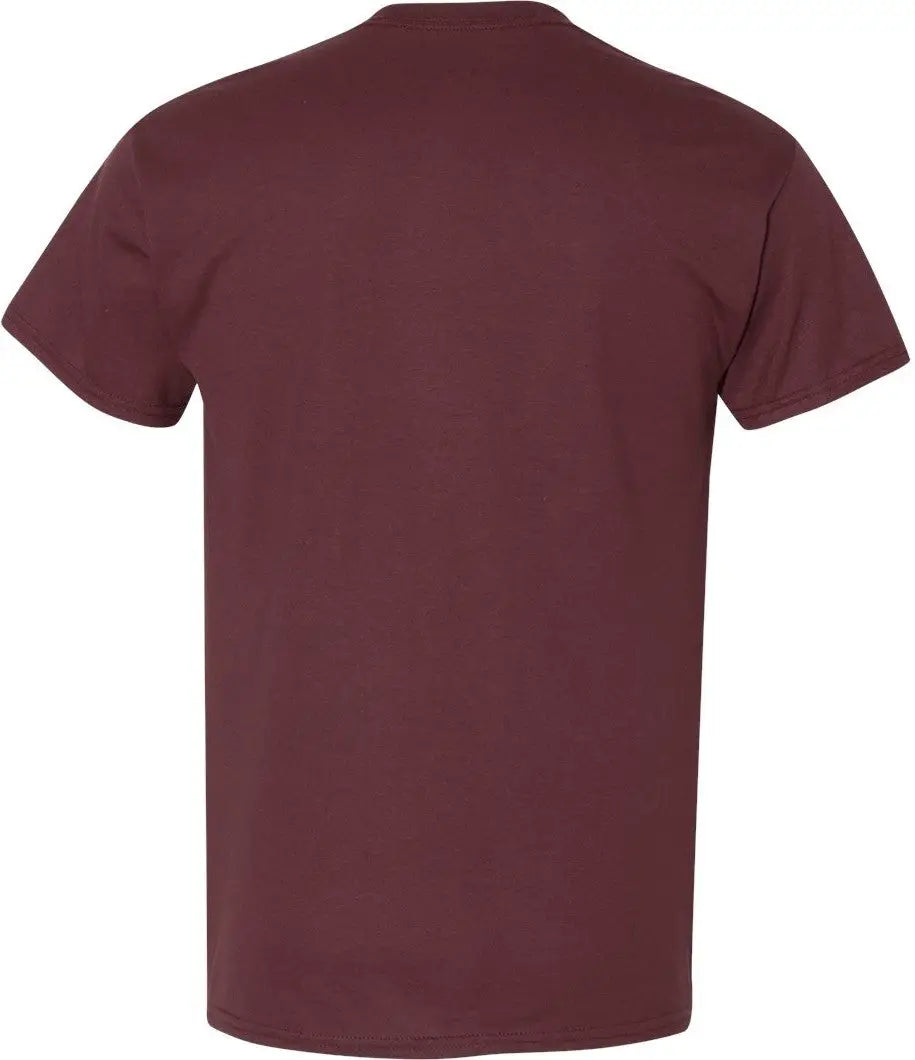 Gildan 8000 Dryblend T-shirt - Dark Maroon
