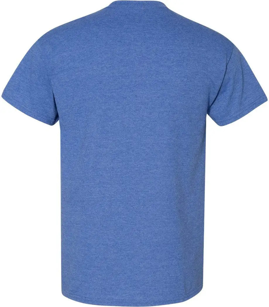 Gildan 8000 Dryblend T-shirt - Heather Deep Royal - Adult s