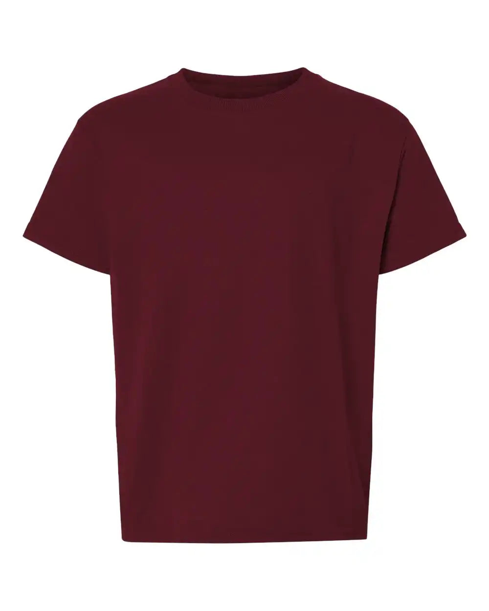 Gildan 8000b Dryblend® Youth T-shirt - Maroon - Xs