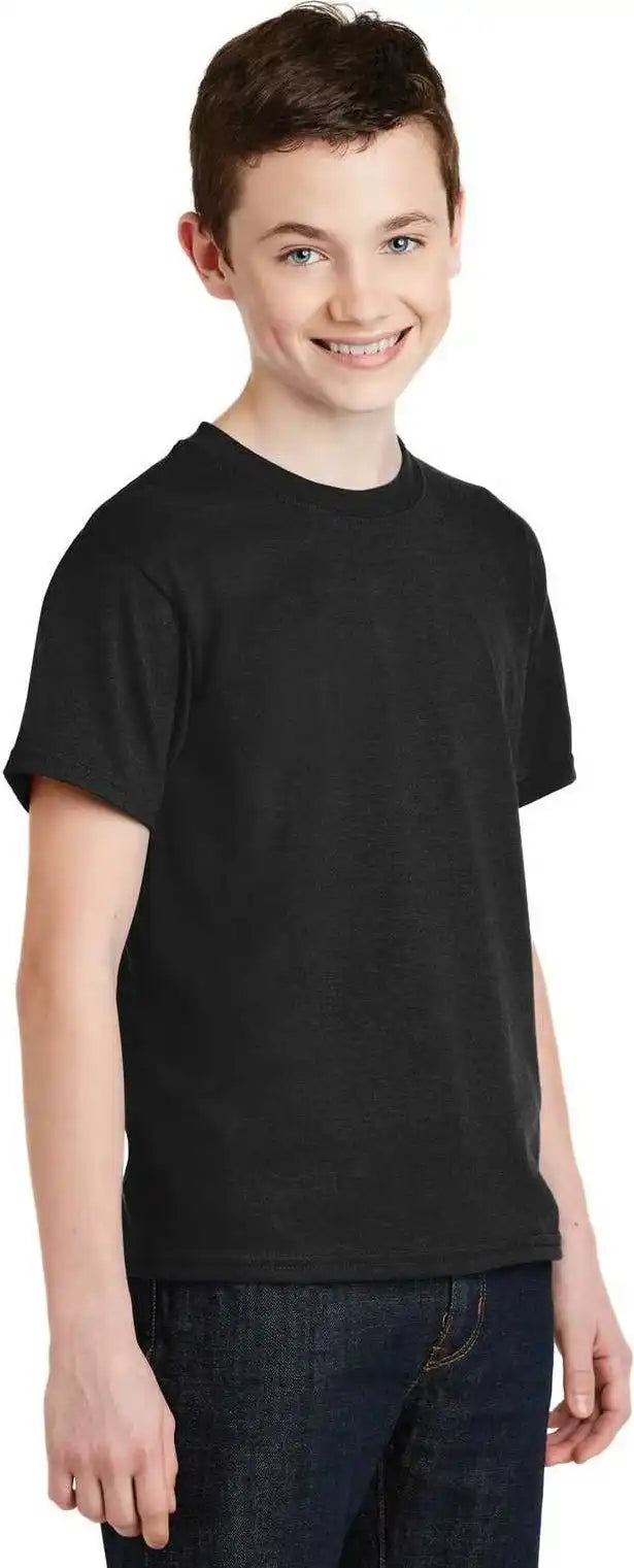 Gildan 8000b Youth Dryblend 50 Cotton/50 Poly t Shirt Black