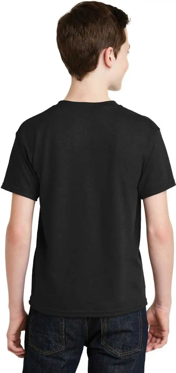 Gildan 8000b Youth Dryblend 50 Cotton/50 Poly t Shirt Black