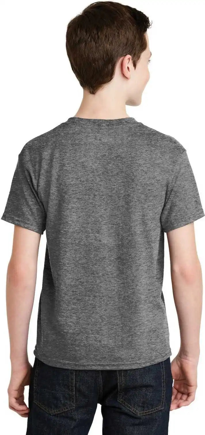 Gildan 8000b Youth Dryblend 50 Cotton/50 Poly T-shirt - Graphite Heather