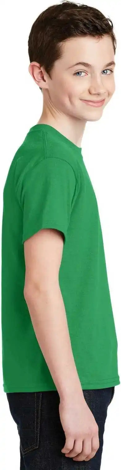 Gildan 8000b Youth Dryblend 50 Cotton/50 Poly t Shirt Irish Green