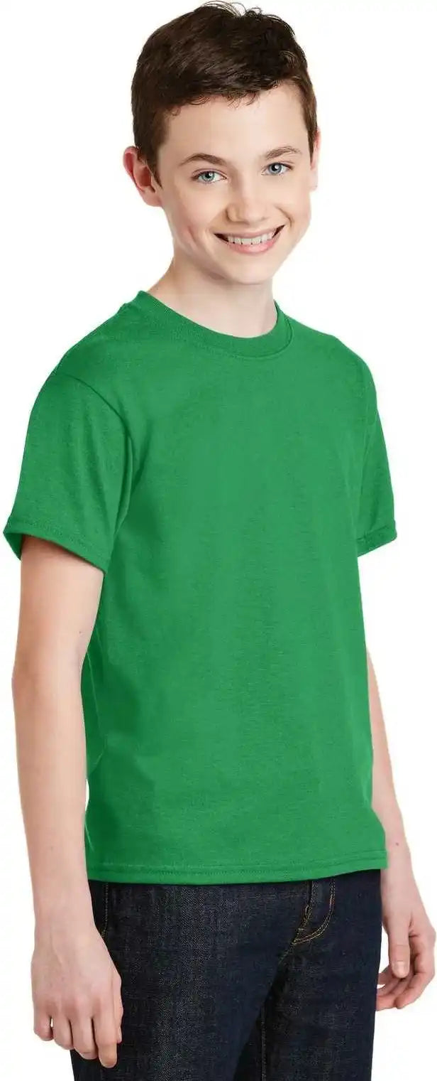 Gildan 8000b Youth Dryblend 50 Cotton/50 Poly t Shirt Irish Green