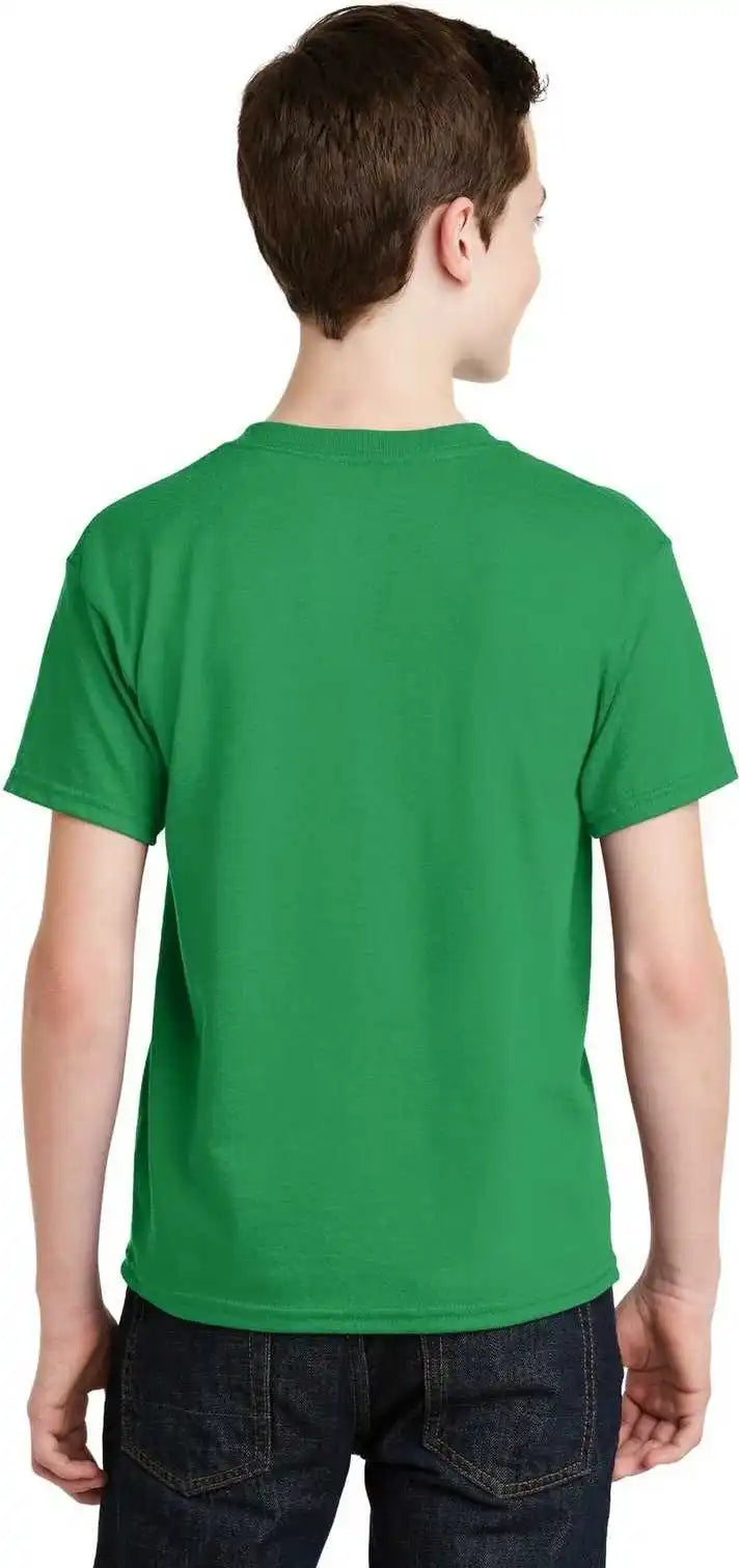 Gildan 8000b Youth Dryblend 50 Cotton/50 Poly t Shirt Irish Green