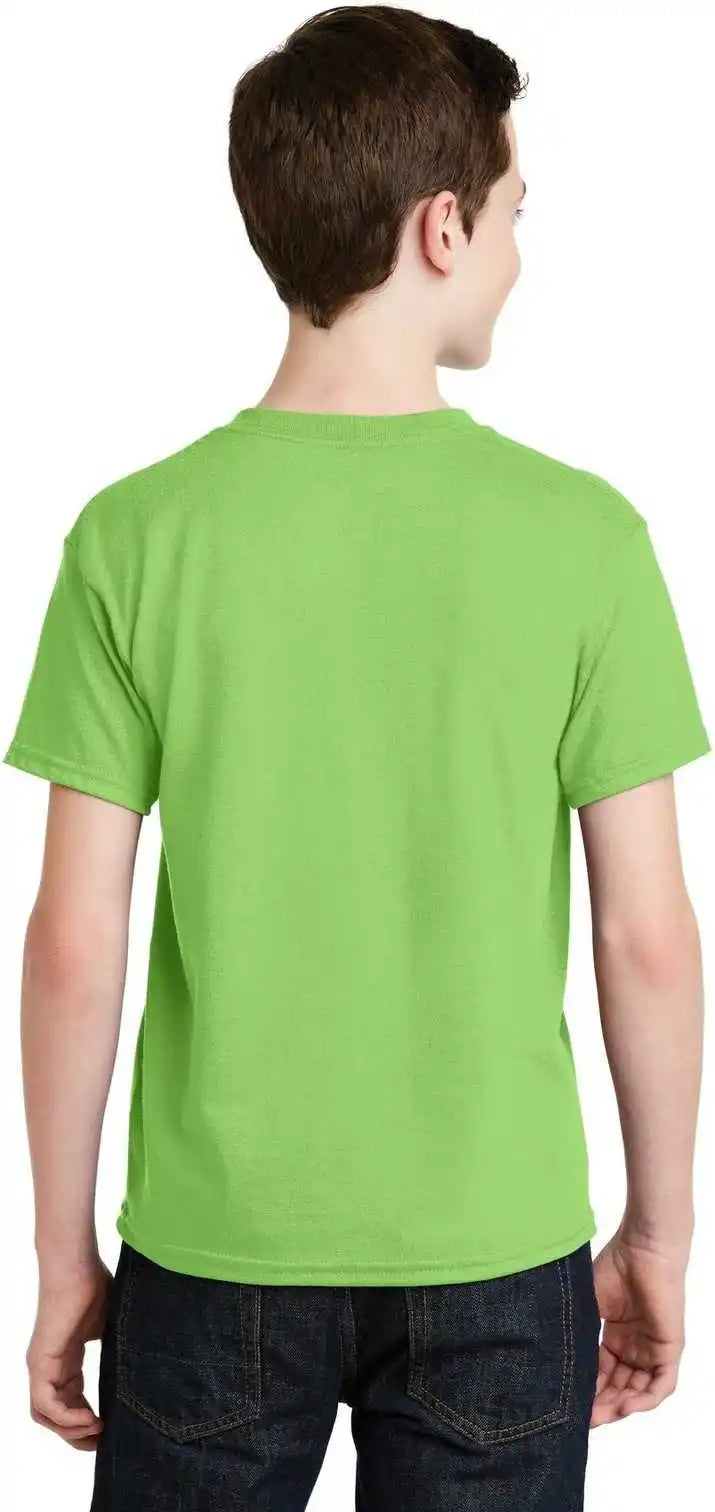 Gildan 8000b Youth Dryblend 50 Cotton/50 Poly t Shirt Lime